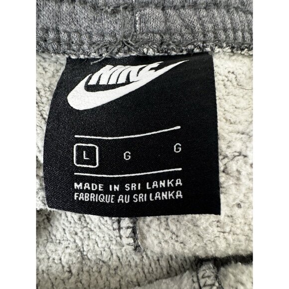 Nike L Dark Gray Straight Leg Sweatpants Mens Athletic Y2K Streetwear Athleisure - Picture 5 of 12